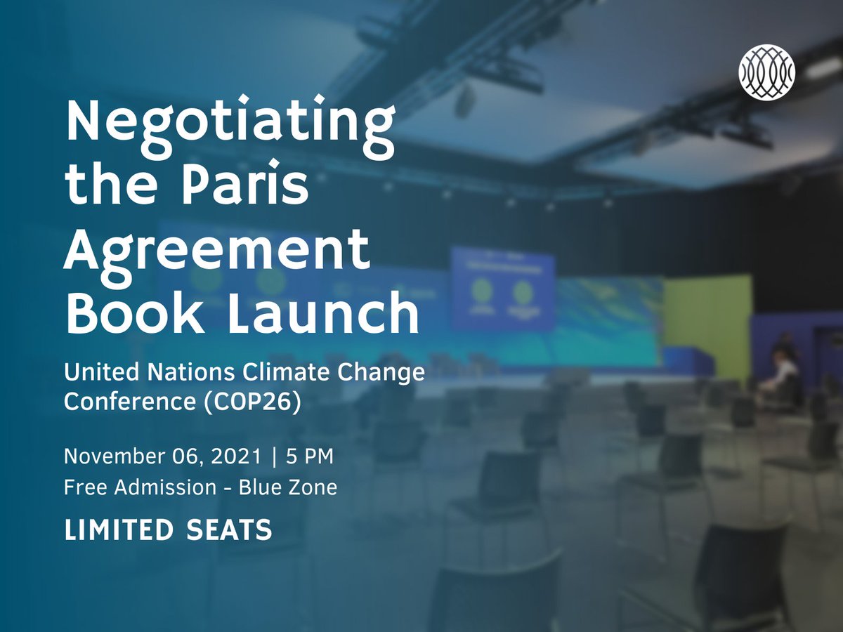 COP26 Book Launch: “Negotiating the Paris Agreement – The Insider Stories”
