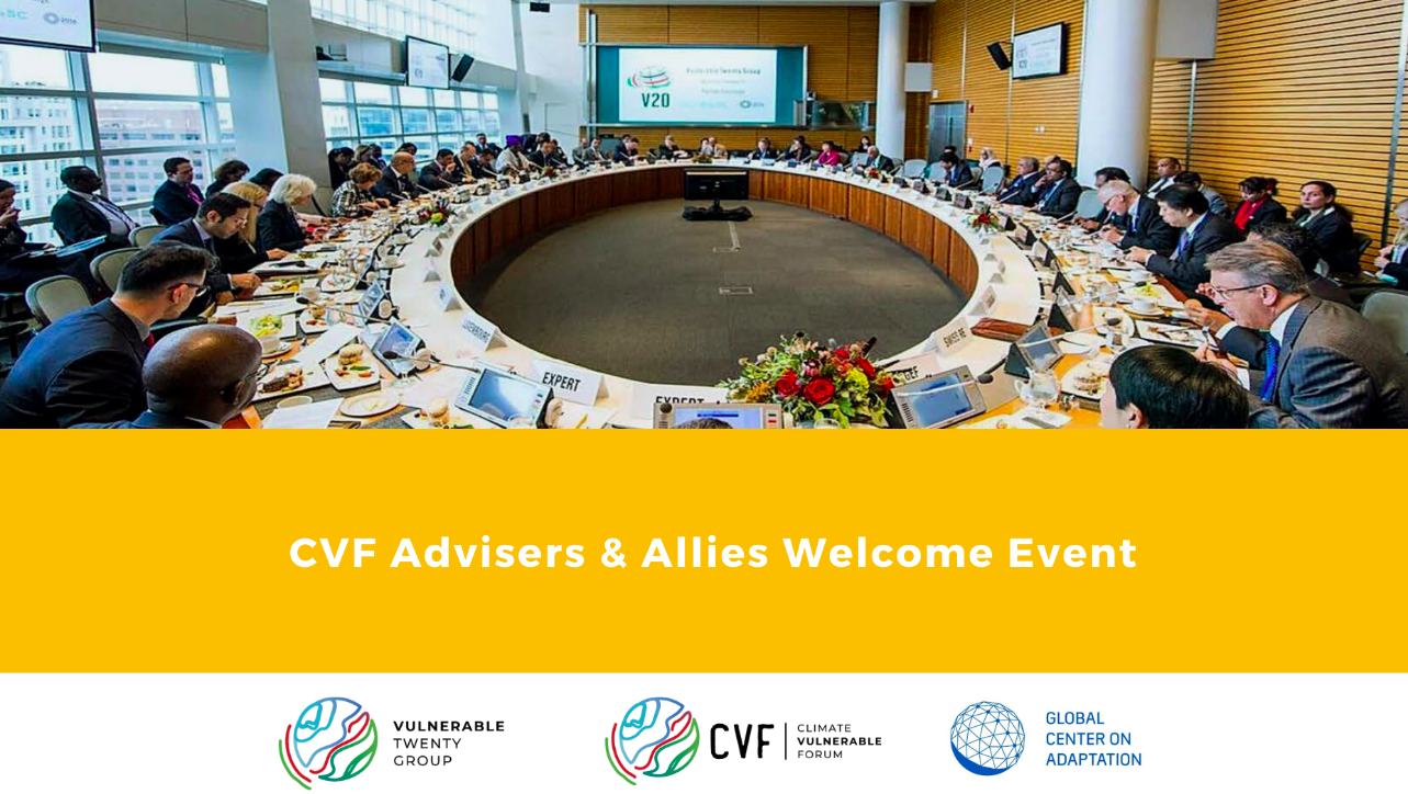 CVF Advisors & Allies COP26 Welcome Event – ScottishPower