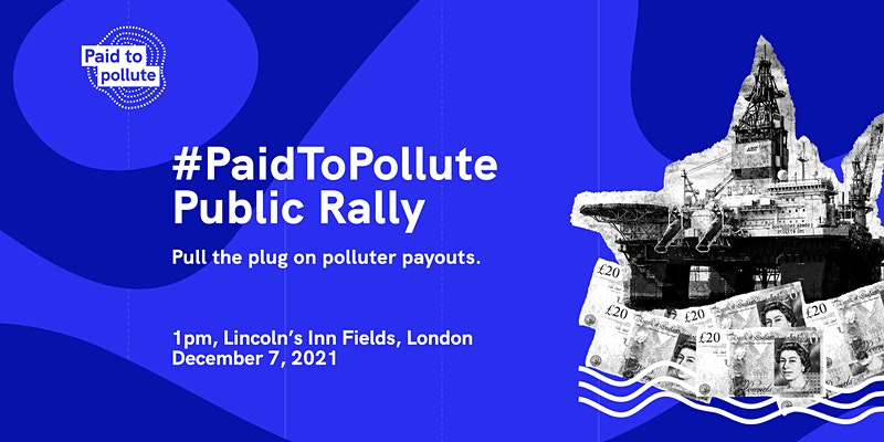 #PaidToPollute Rally